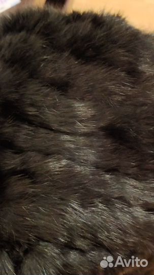 Шапка вязанная из кролика