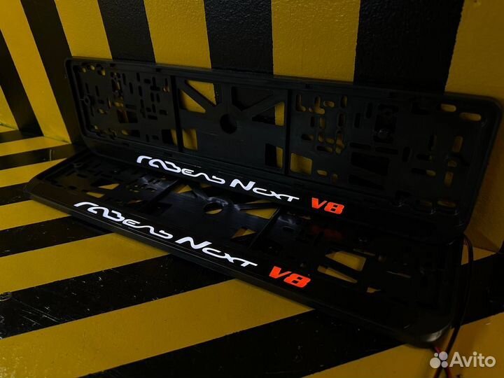 Номерная рамка с вашим логотипом