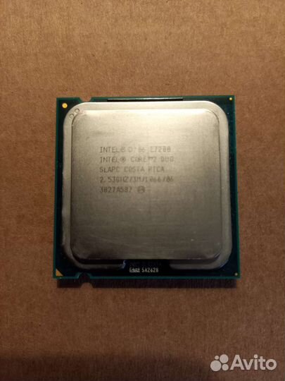 Процессор intel core 2 duo e7200