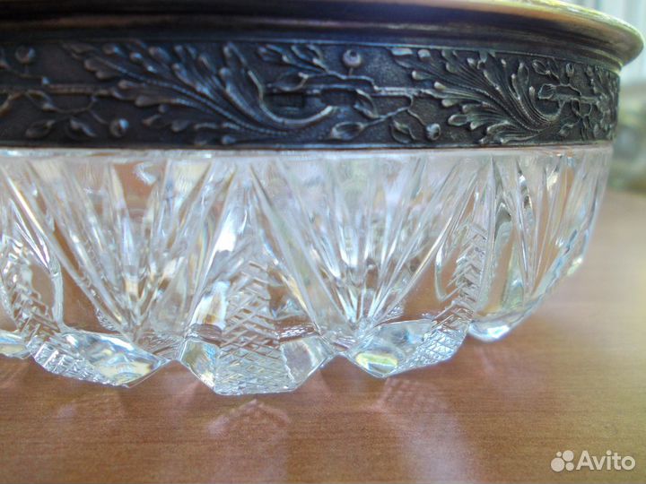 Сахарница серебро СССР