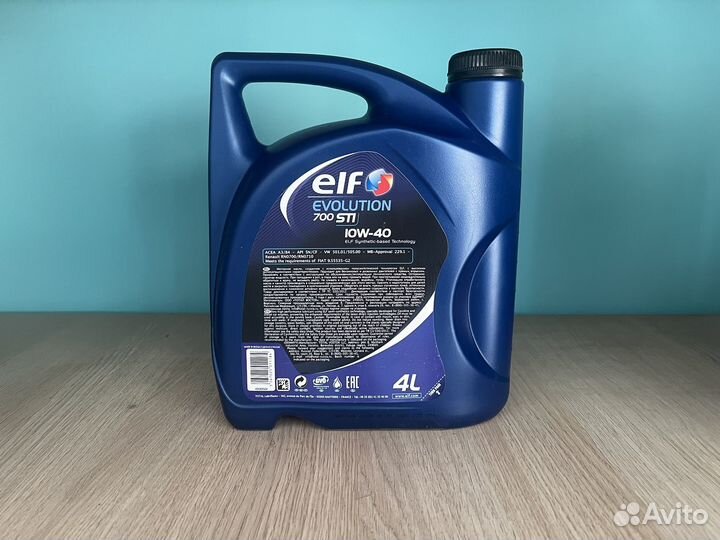 Масло моторное 10w40 elf evolution 4л