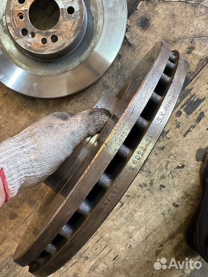 Диски тормозные mercedes GL 166 кузов 350мм диск