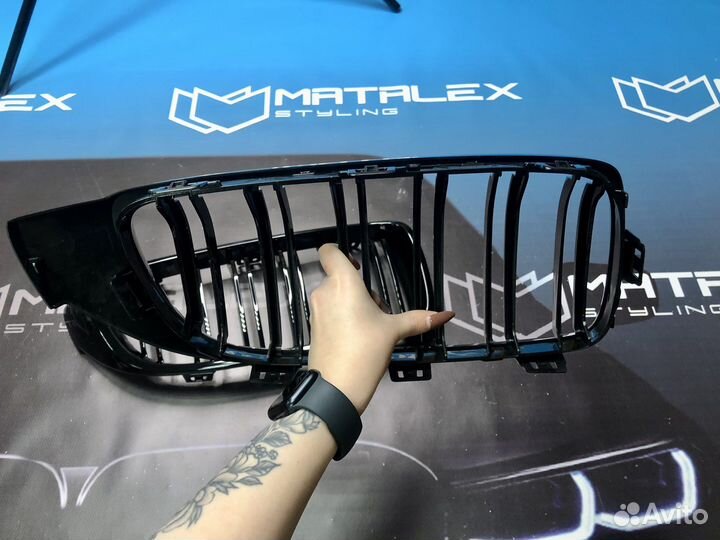 Решетка радиатора BMW F32/F33/F36 М стиль, глянец