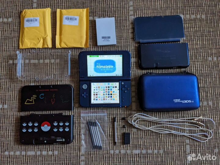 New Nintendo 3DS XL LL прошитая IPS 64gb