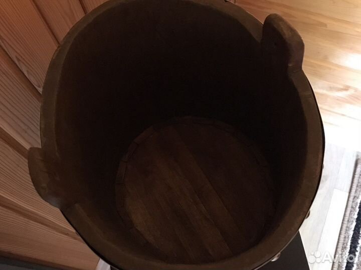 Ведро деревянное