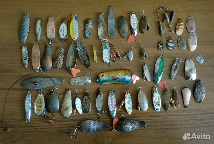 Блесны б/у из воды