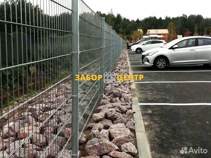 3D cетка Гиттер сварная для забора, Медведовская
