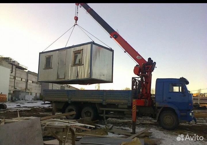 Аренда и услуги манипулятора-вездехода, стрела 7 т, 23 м, борт 10 т, 7 м