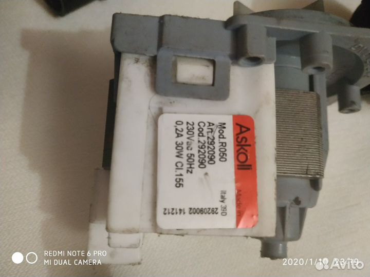 Запчасти стиральной машины Электролюкс