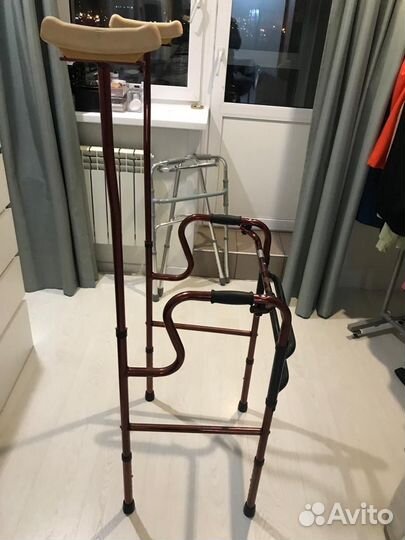 Ходунки для взрослых 2х уровневые