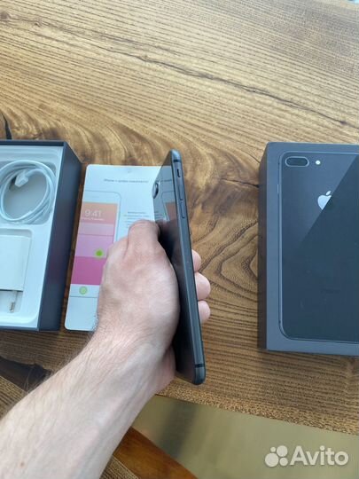 Телефон iPhone 8 plus 256gb space gray ростест