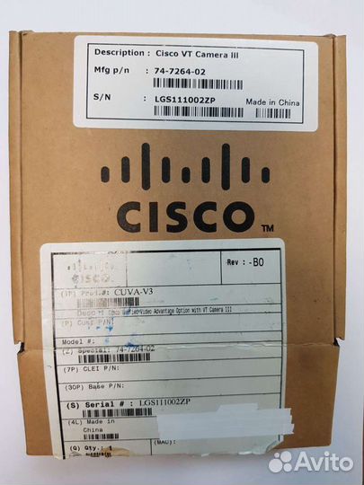 Камера Cisco vt III