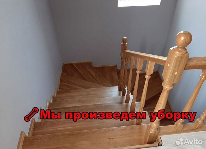 Деревянная лестница. В частные дома