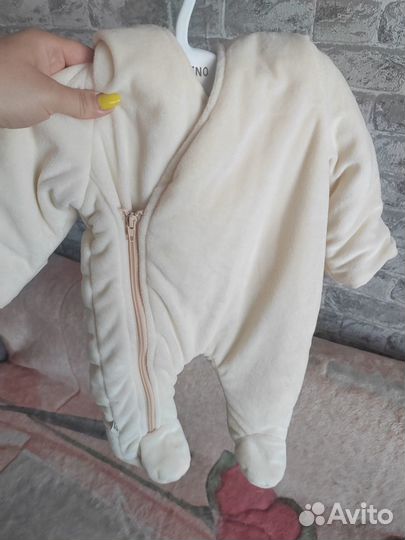 Комбинезон плюшевый 62-68