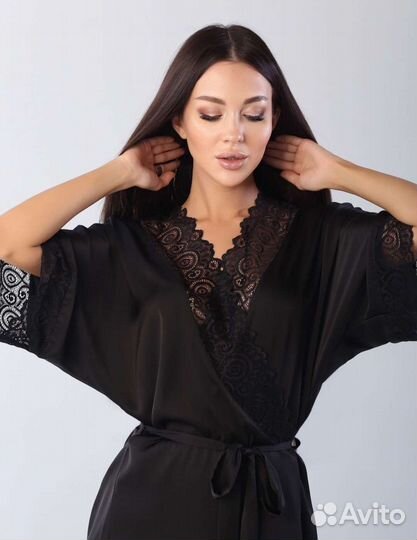 Шелковый халат