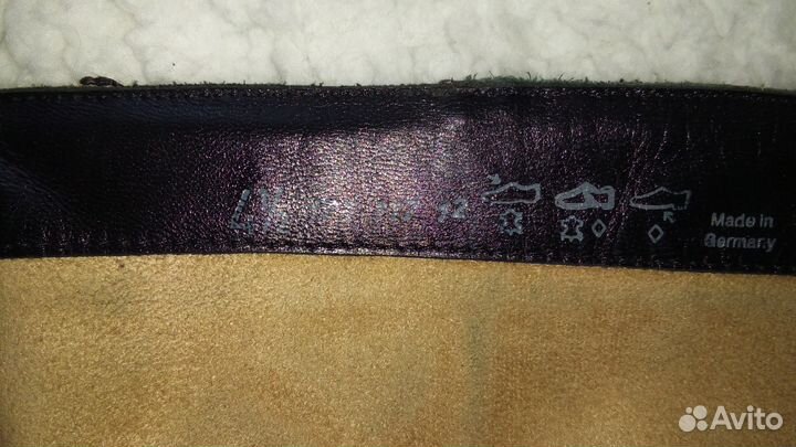 Немецкие сапоги натур.кожа.(демисезон)