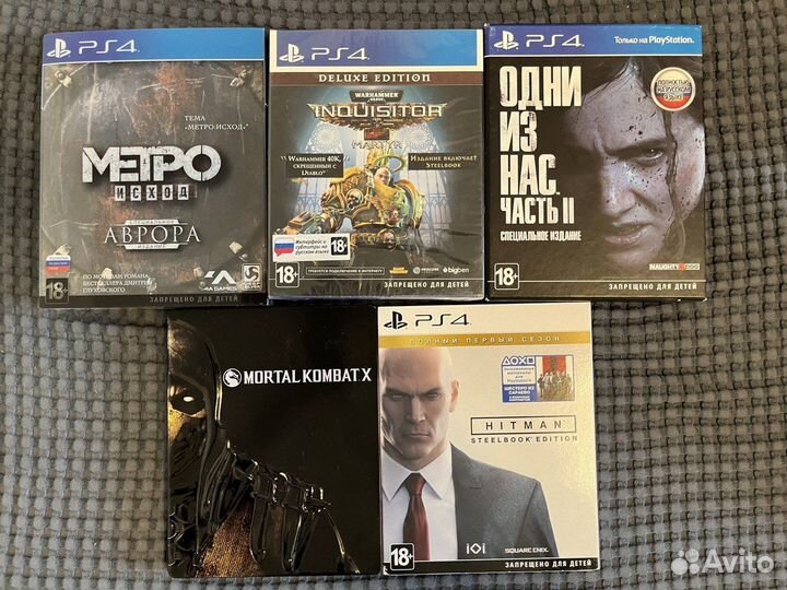 Игры PS3/PS4/SteelBook