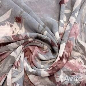 Отрезы ткани шифон