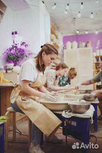 Мастер-класс по керамике гончарный круг или лепка