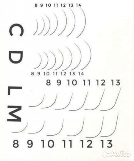 Готовые пучки для наращивания ресниц 2,3,4,д