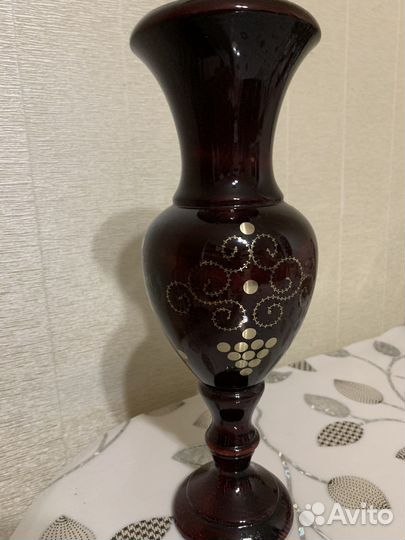 Ваза деревянная ручной работы