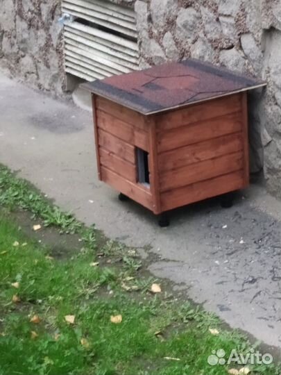 Домик для кошки или собаки уличный утепленный