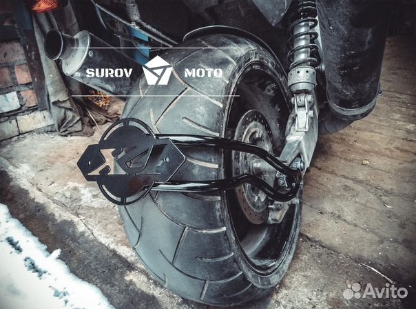 Кронштейн номерного знака Honda X4