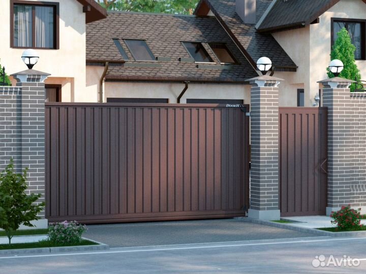 Ворота с пультом 4,9*2