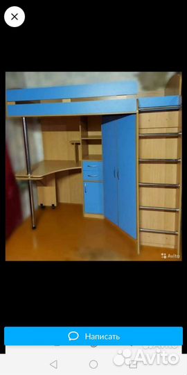 Детская кровать чердак