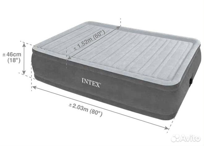 Двуспальная надувная кровать Intex 64414