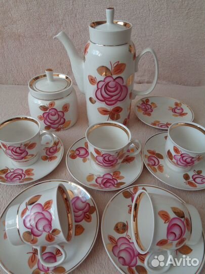 Сервизы Кофейные Фарфор СССР Разные