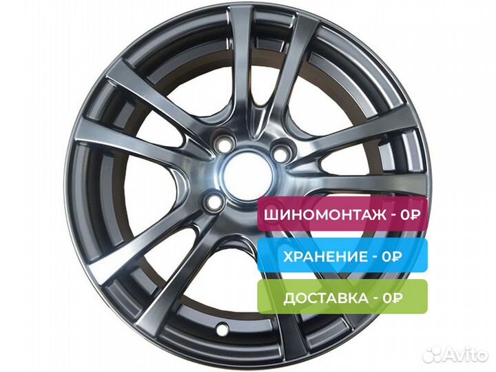 R15 4x100 6J ET48 D54,1 Скад Дели Графит