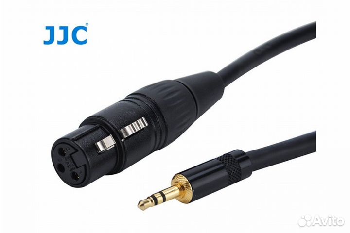 JJC cable-XLR2MSM Cable Adapter with 3.5mm mini