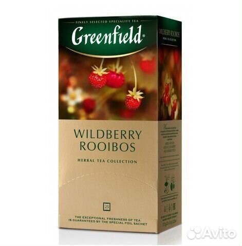Чай Гринфилд Wildberry Rooibos Травяной 25 пак