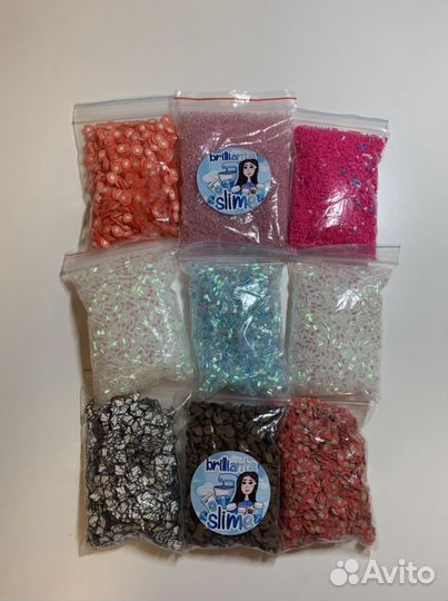 Добавки для слаймов, украшения для ногтей