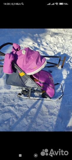 Санки коляска ника 7