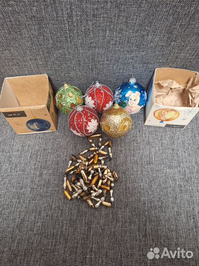Елочные игрушки СССР одним лотом