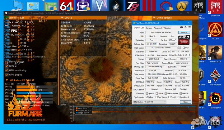 Новый Пк. Ryzen5-5500. 16gb. RX 5600 xt. M.2 nvme