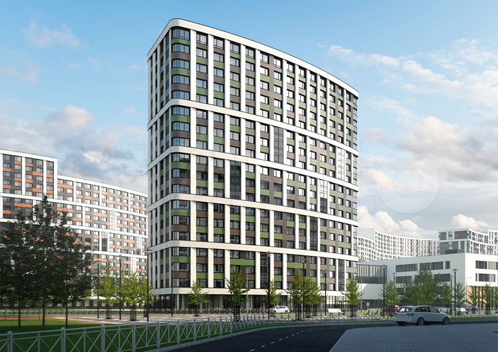 Квартира-студия, 27,9 м², 3/18 эт.