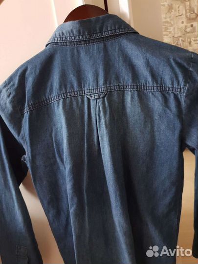 Рубашка джинсовая р.134