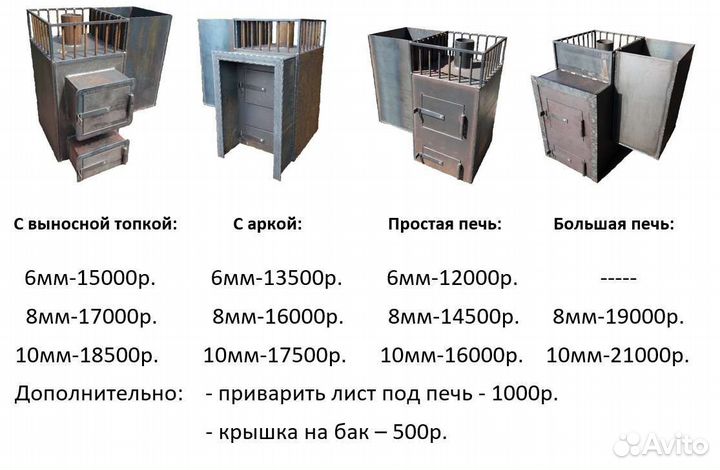 Печь для бани