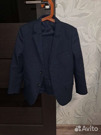 Школьный костюм для мальчика 122 128 синий