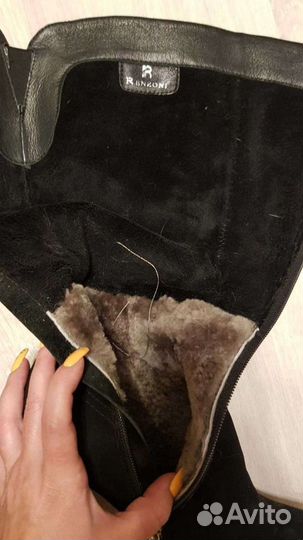 Зимние сапоги Renzoni натуральная замша