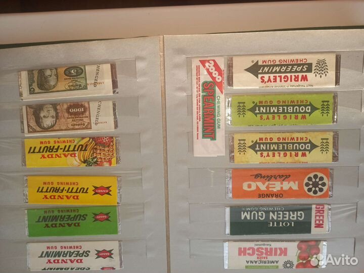 Упаковки от жевательной резинки