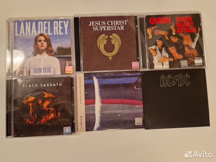 Лицензионные cd диски AC-DC Queen Lana Del Rey