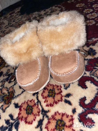 Детские пинетки теплые