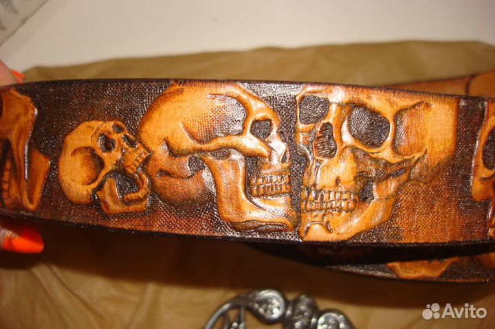 Мужской кожаный ремень оригинал