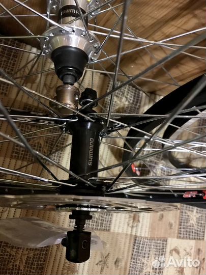 Колеса Shimano v-brake, Disk