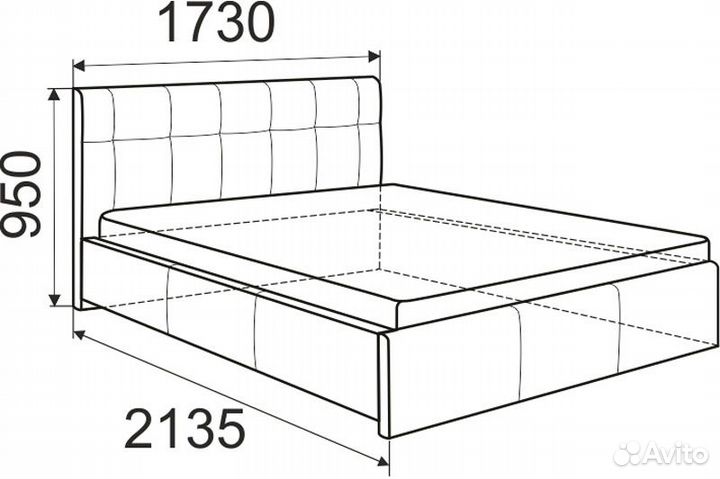 Кровать Лаура без основания