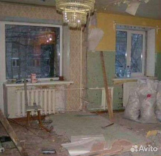 Демонтажные работы и вывоз мусора